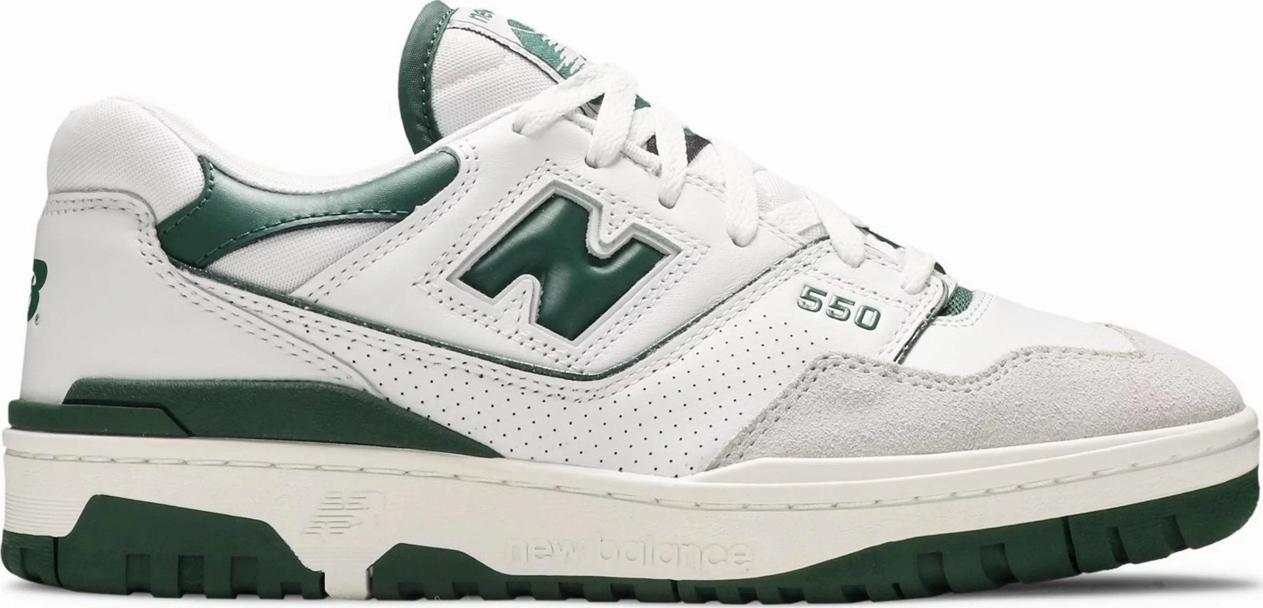 New Balance 550 White Green Cloud Soft