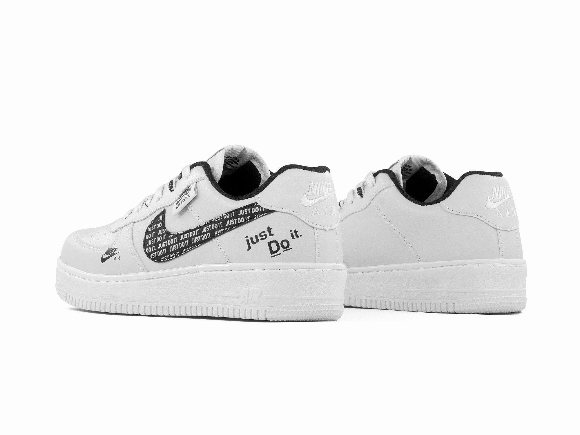 Cross Walk Simple Look Tenis 270 Blanco Negro Negro