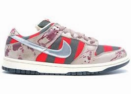Nike SB Dunk Low Freddy Krueger visible lacing shoes animal - themed running gear