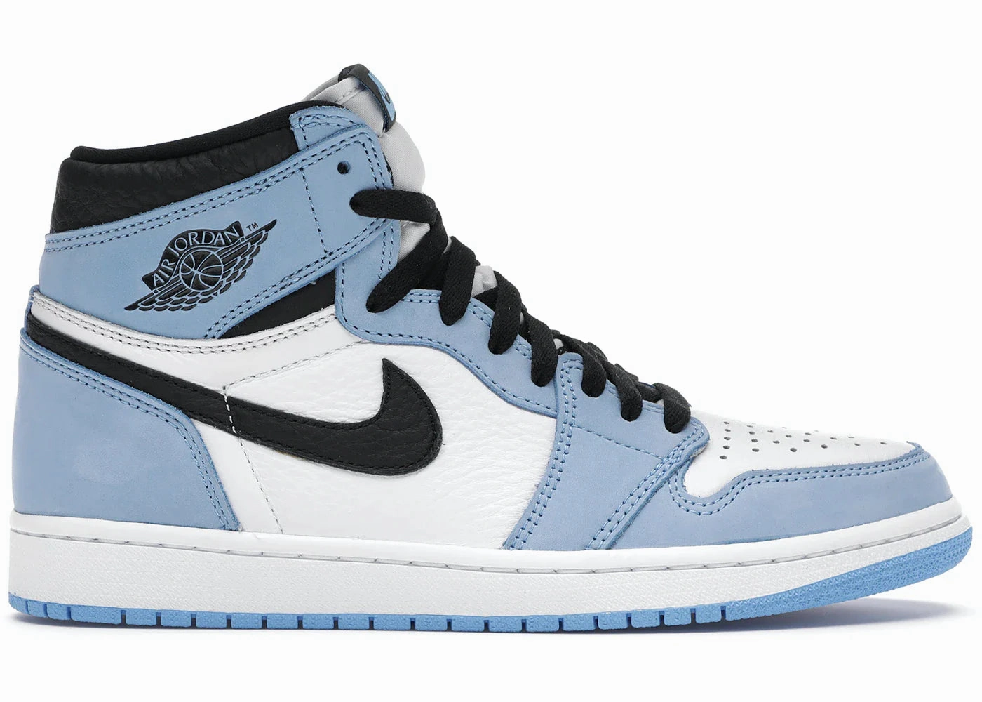 Low Drop Profile Jordan 1 Retro High White University Blue Black