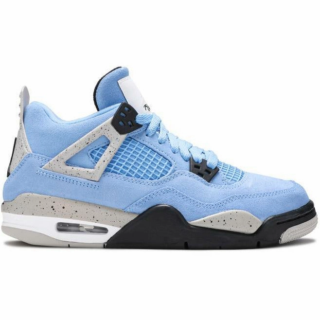 Air Jordan 4 Retro "University Blue" (GS/Juniors) (2021) lycra - upper shoes wide - toe - box