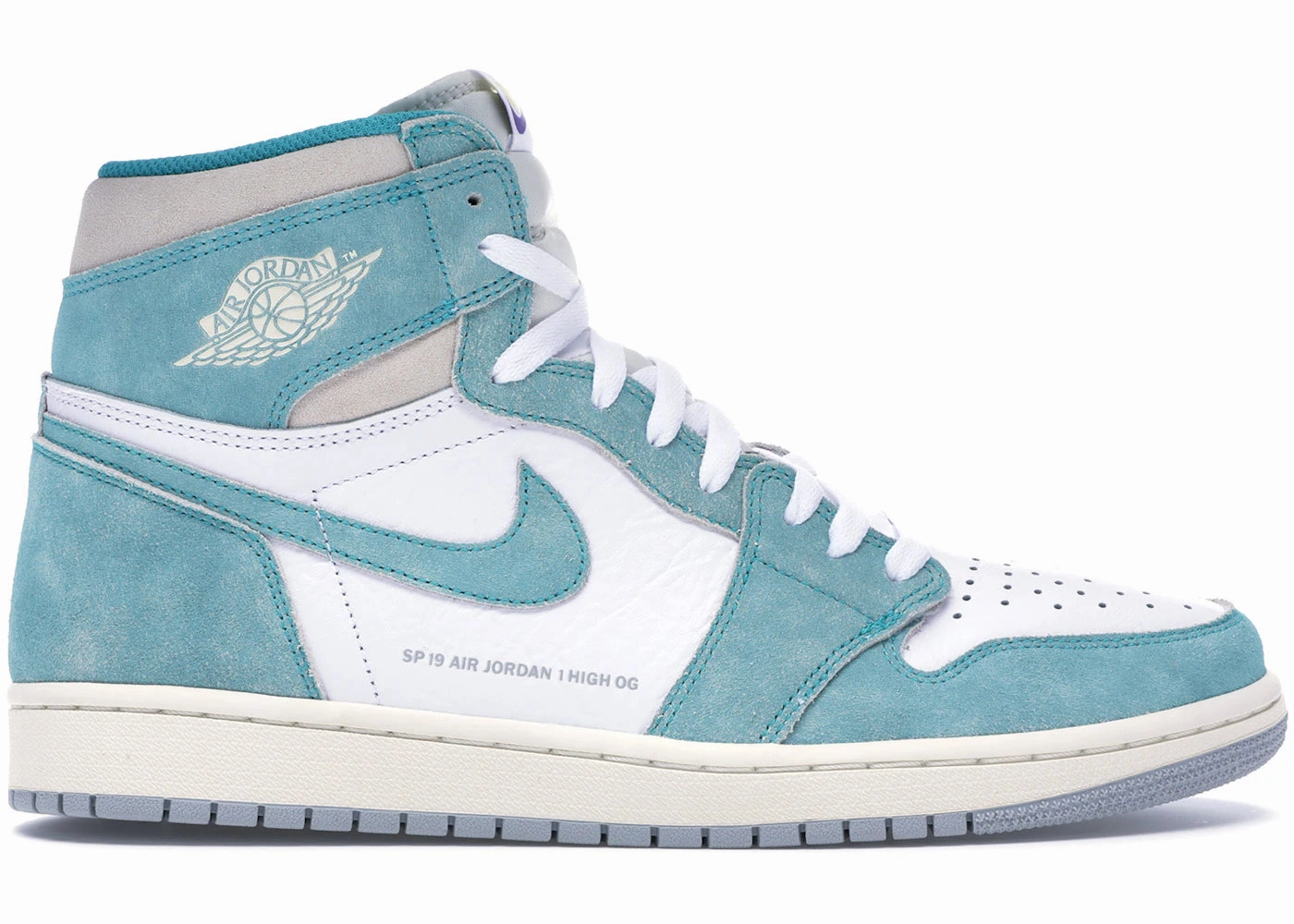 Brilliant pattern Odor-resistant Jordan 1 Retro High Turbo Green (Preowned Size 12)