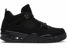 Jordan 4 Retro Black Cat (2020) (GS) (Preowned Size 5y) elastic band shoes running in a frozen river area shoes
