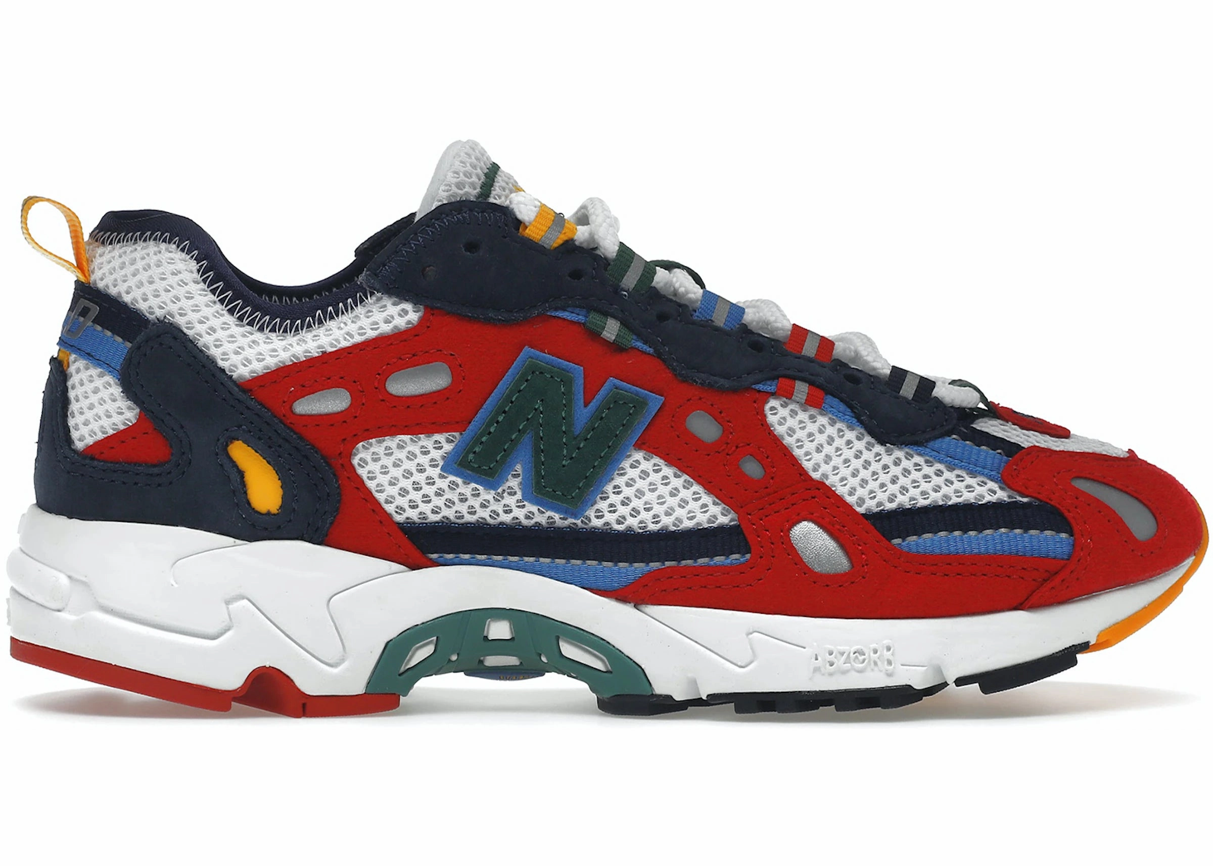 New Balance 827 Abzorb Aime Leon Dore Red Ergonomic Build Street Motion