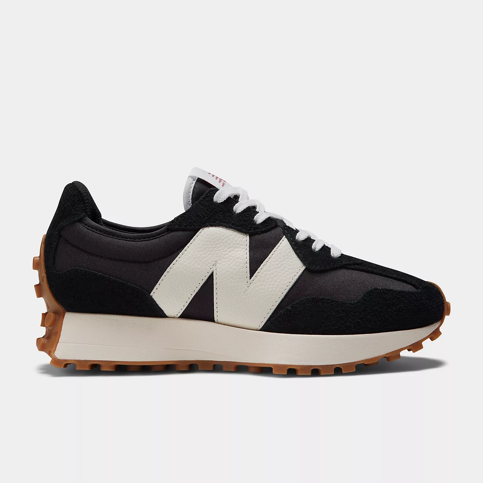 Modern Utility Women's New Balance 327 'Black/White & Mineral Red'