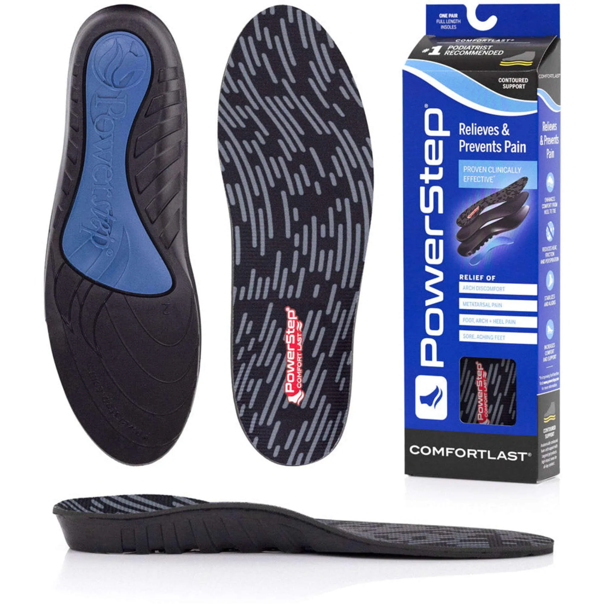 PowerStep Insoles - ComfortLast Cushioning Gel Insoles
