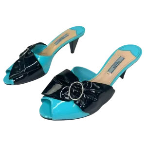Prada Patent Bow Kitten Heels (8.5)