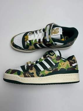 BAPE x Adidas Forum Low "Green Camo" night stroll