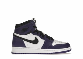 ground grip Jordan 1 Retro High Court Purple White (GS)