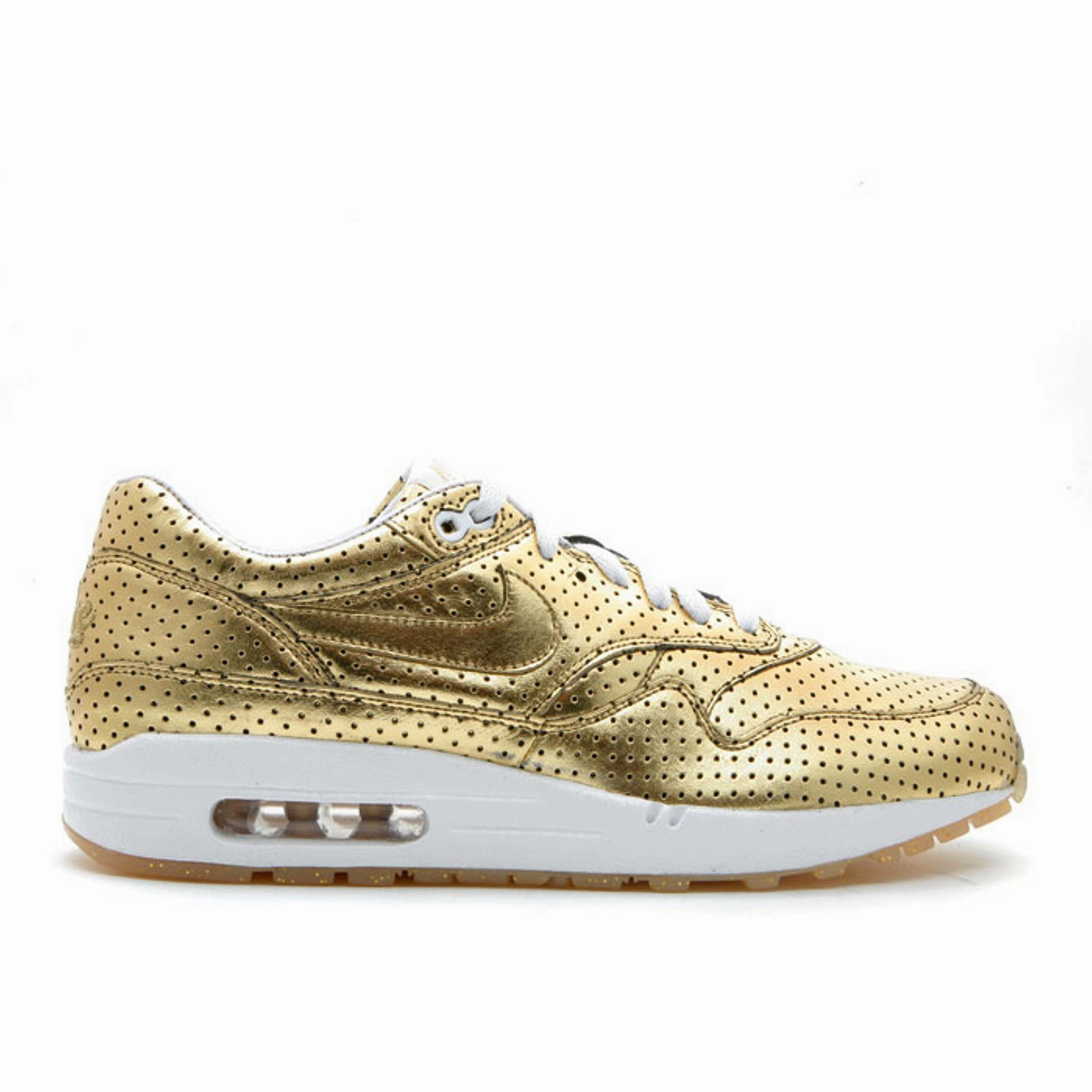 Hypoallergenic Lining ergonomic Air Max 1 Premium "Opening Ceremony Gold Foil" (2008)