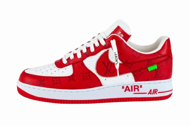 AF1 x OW by Virgil - Red Customs Walk Tech Street Fit