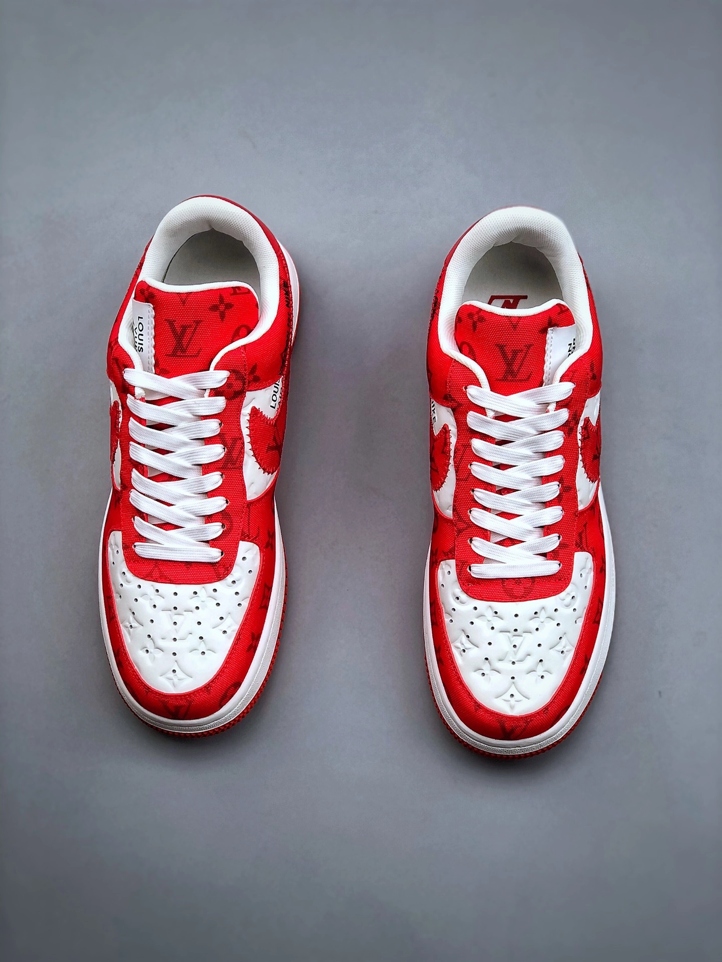 AF1 x OW by Virgil - Red Customs Regular Style