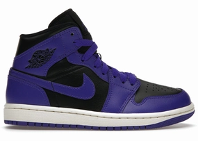 Stabilizing Shank Jordan 1 Mid Purple Black