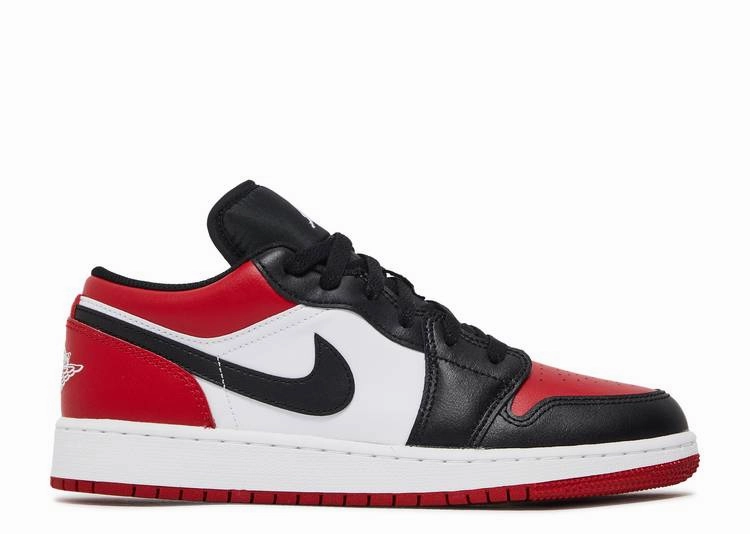 unisex running option Sandals Jordan 1 Low Bred Toe (GS)