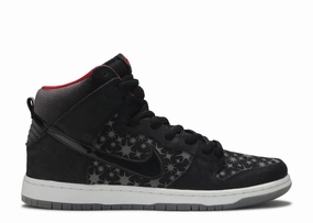 Nike Dunk High Premium SB x Brooklyn Projects "Paparazzi" (Myrtle Beach Location) foot - power running shoes