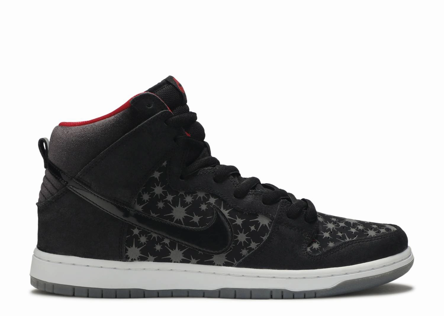 Nike Dunk High Premium SB x Brooklyn Projects "Paparazzi" (Myrtle Beach Location) foot - power running shoes