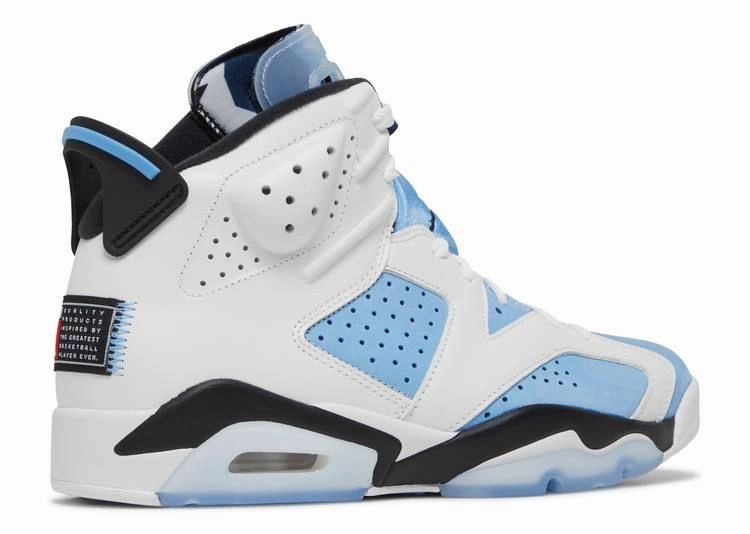 Humid Weather Running Urban fitness Jordan 6 Retro UNC