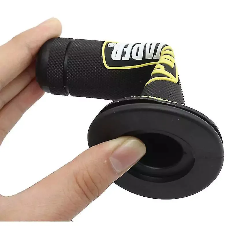 PROTAPER HANDLE GRIP for  ATV, BANSHEE 350, RAPTOR 700, YAMAHA DIRT BIKE-(YELLOW/BLACK)