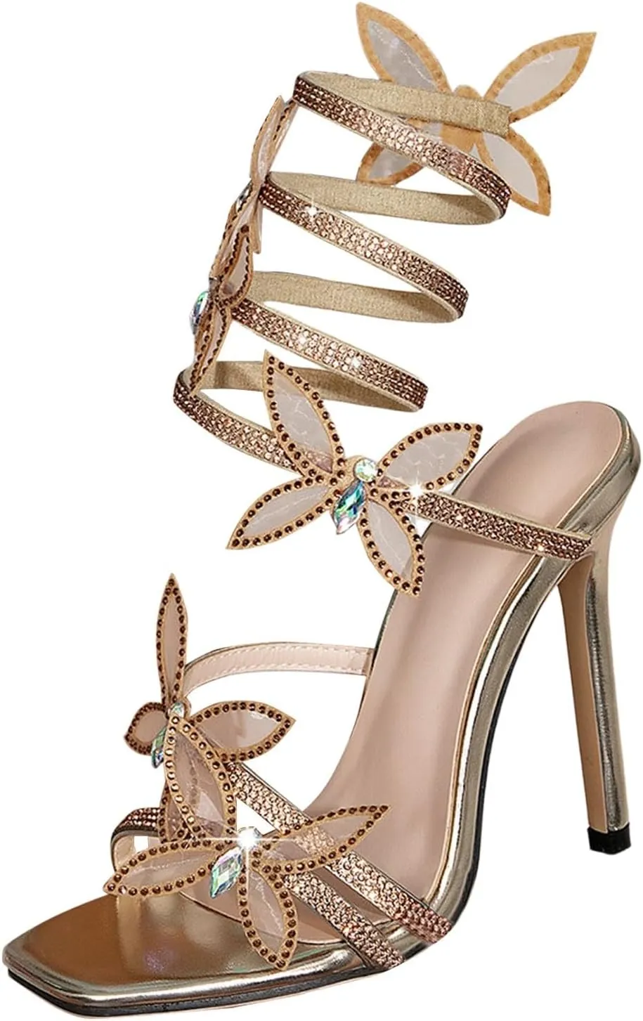 Pumps Shoes Toe Heels for Women Sexy 3 Inches Stiletto High Heels for Women Dressy Slip On Comfortable Wide Stretchy