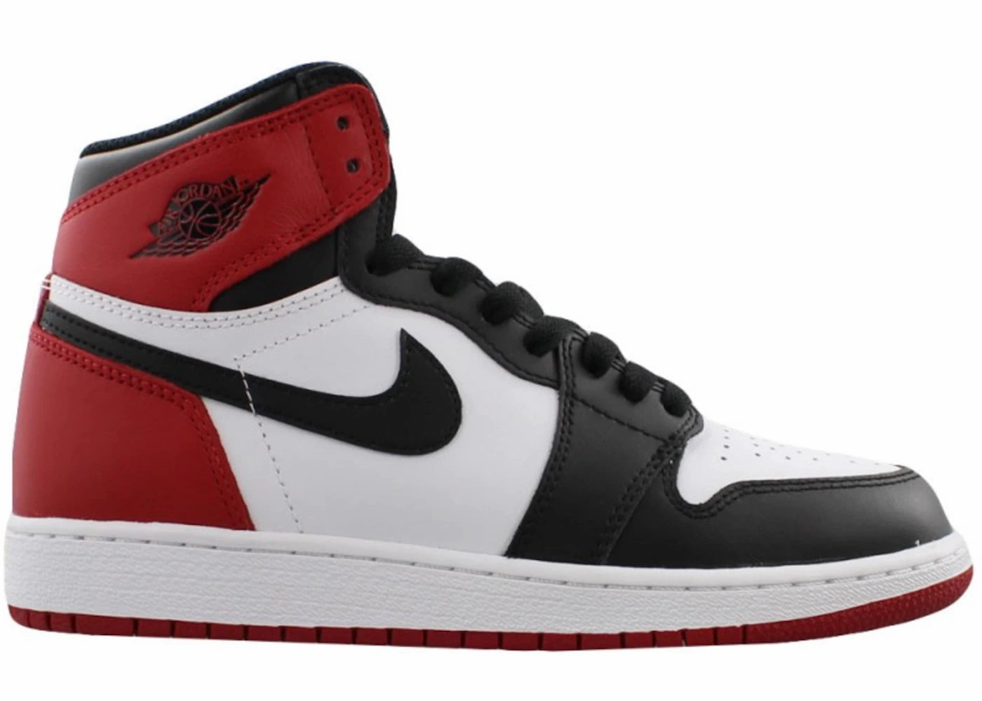 walking shoes Jordan 1 Retro Black Toe (2016) (GS)