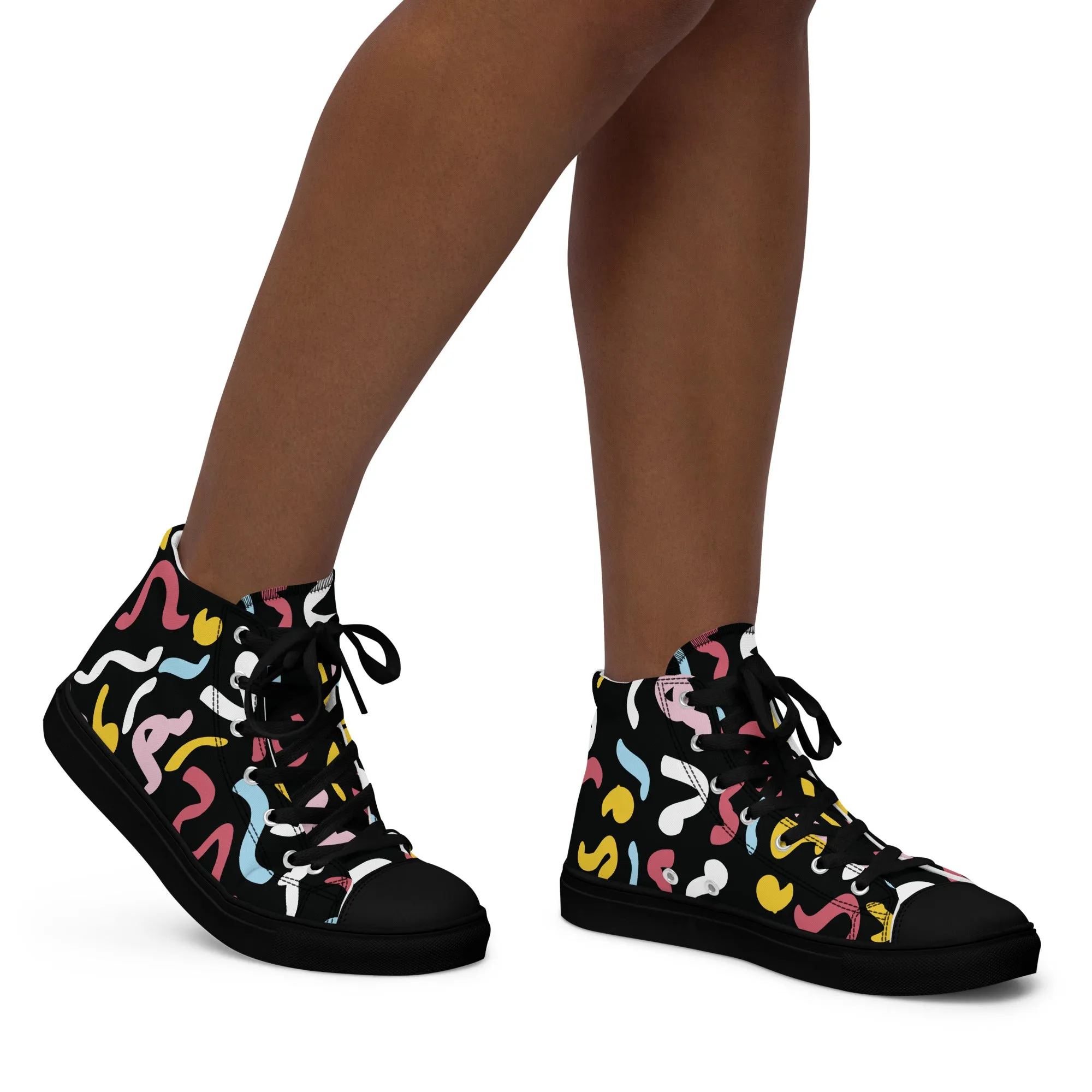 QUANTUM Women’s High Top Canvas Shoes
