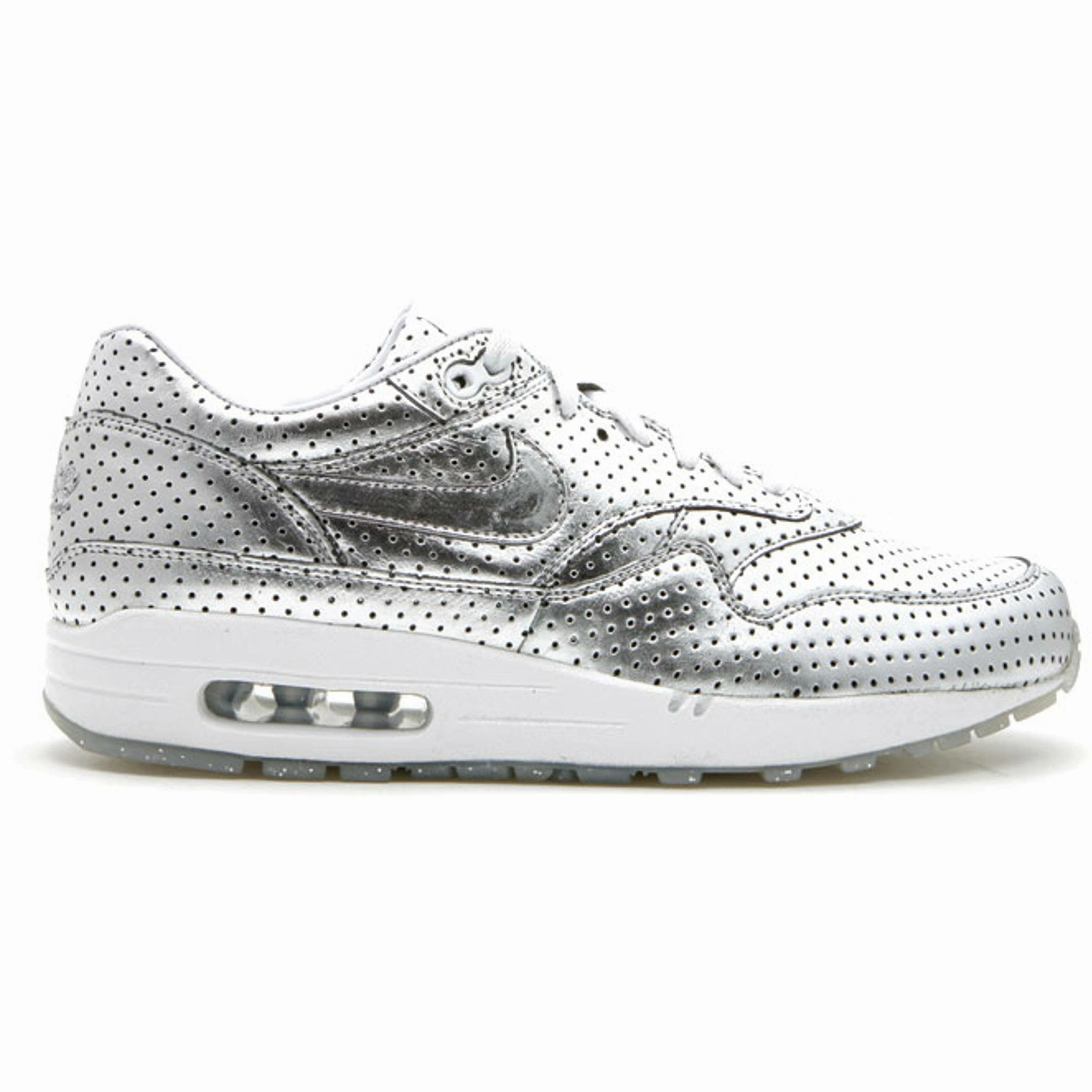 Breathable mesh design Air Max 1 Premium "Opening Ceremony Silver Foil" (2008)