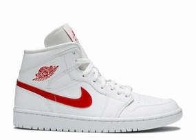 Breath Comfort Jordan 1 Mid White University Red (W)