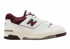 Flattering wear New Balance 550 'Burgundy/Cyan'