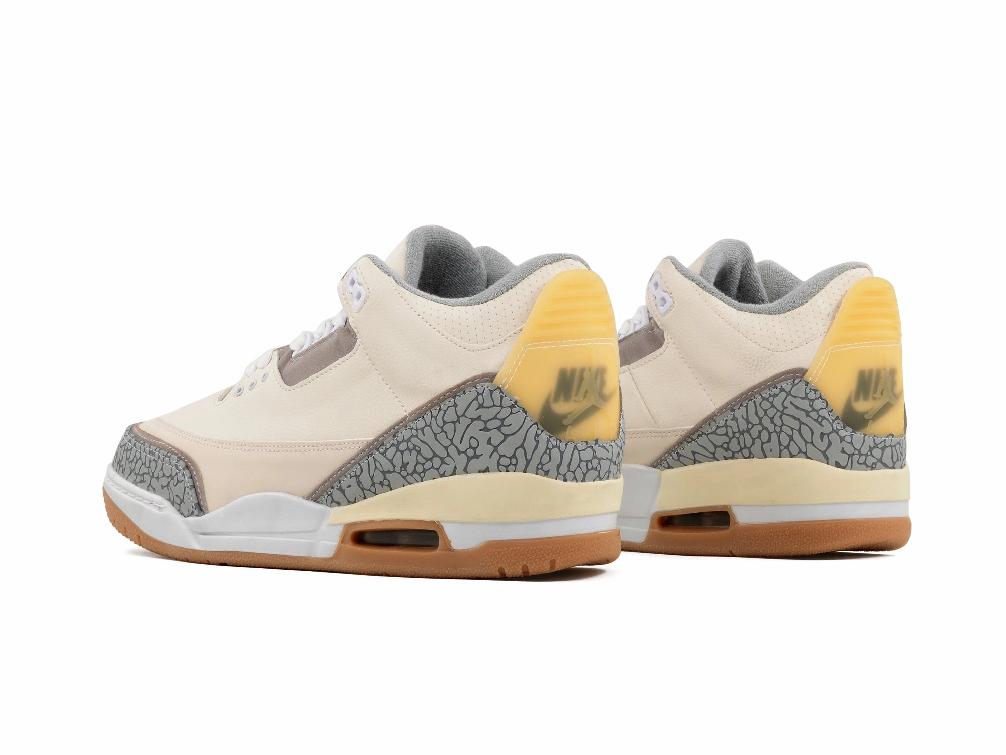 Running Club hard sole Tenis Retro 3 Beige Gris 1.1 Premium