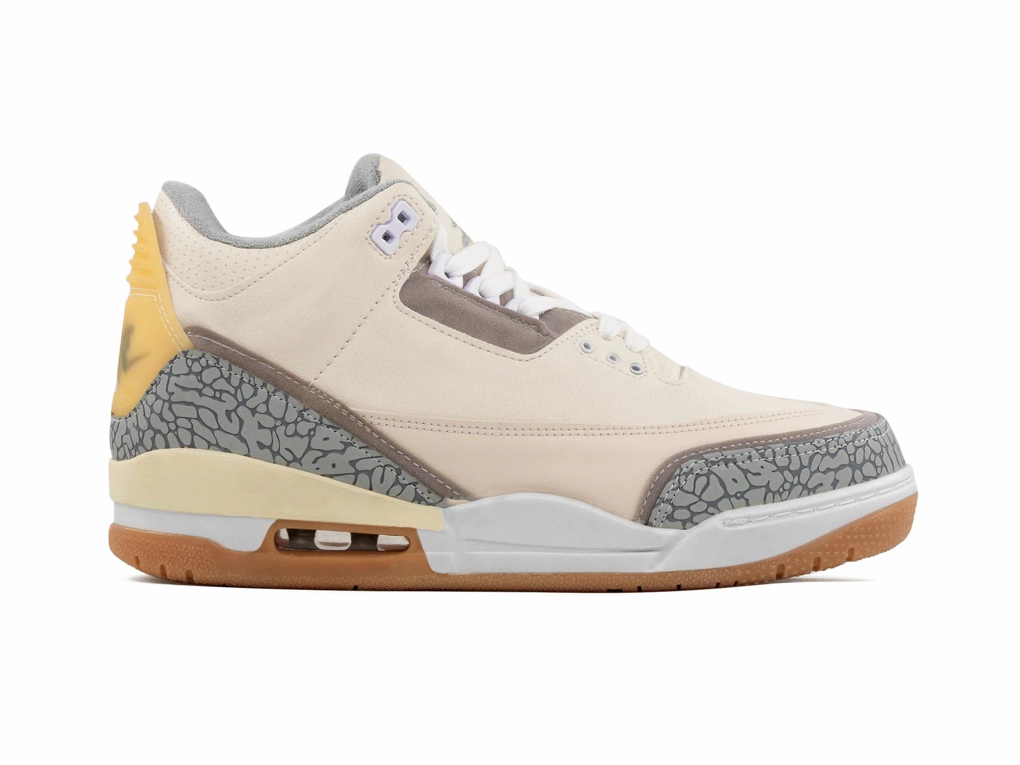 Tenis Retro 3 Beige Gris 1.1 Premium speed training running option