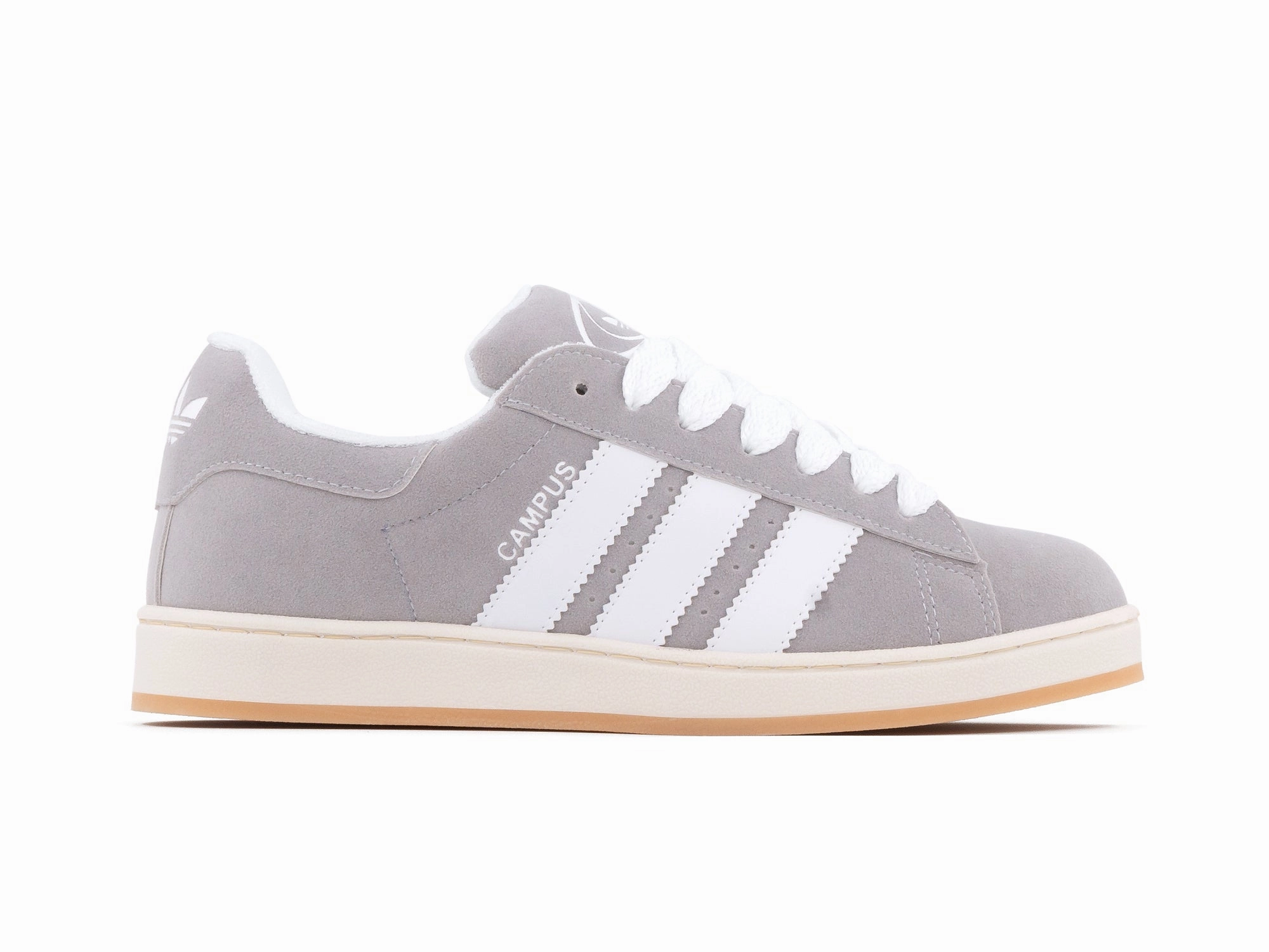 Feet Ease Casual Tenis Campus Gris Blanco