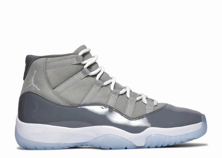 Jordan 11 Retro Cool Grey (2021) (Preowned size 8.5) padded - collar style shoes