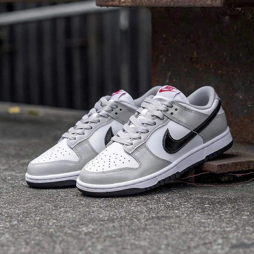 Nike Dunk Low Light Iron Ore Lace   Up Design