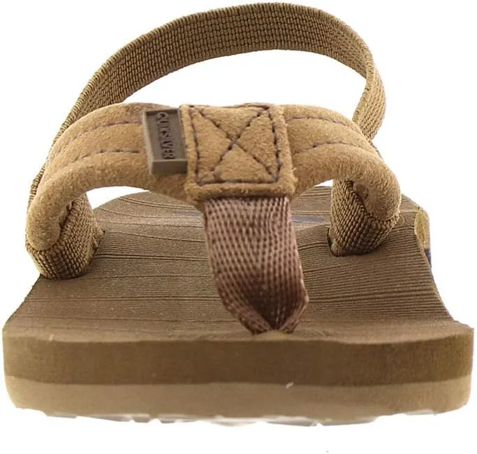 Quiksilver Carver Suede Toddler Flip Flop (Toddler)