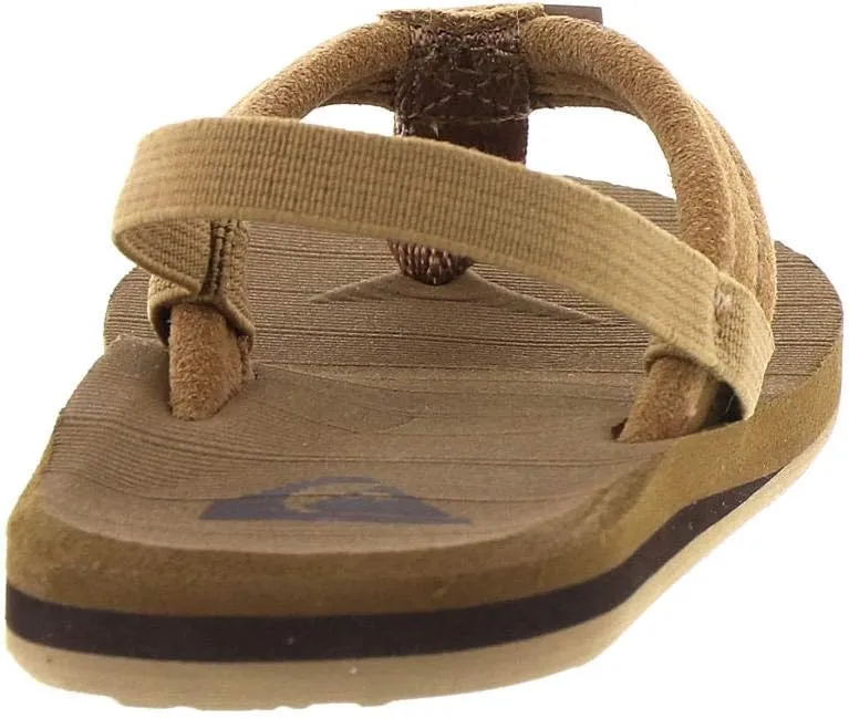 Quiksilver Carver Suede Toddler Flip Flop (Toddler)
