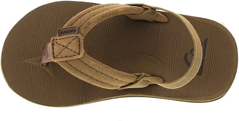 Quiksilver Carver Suede Toddler Flip Flop (Toddler)
