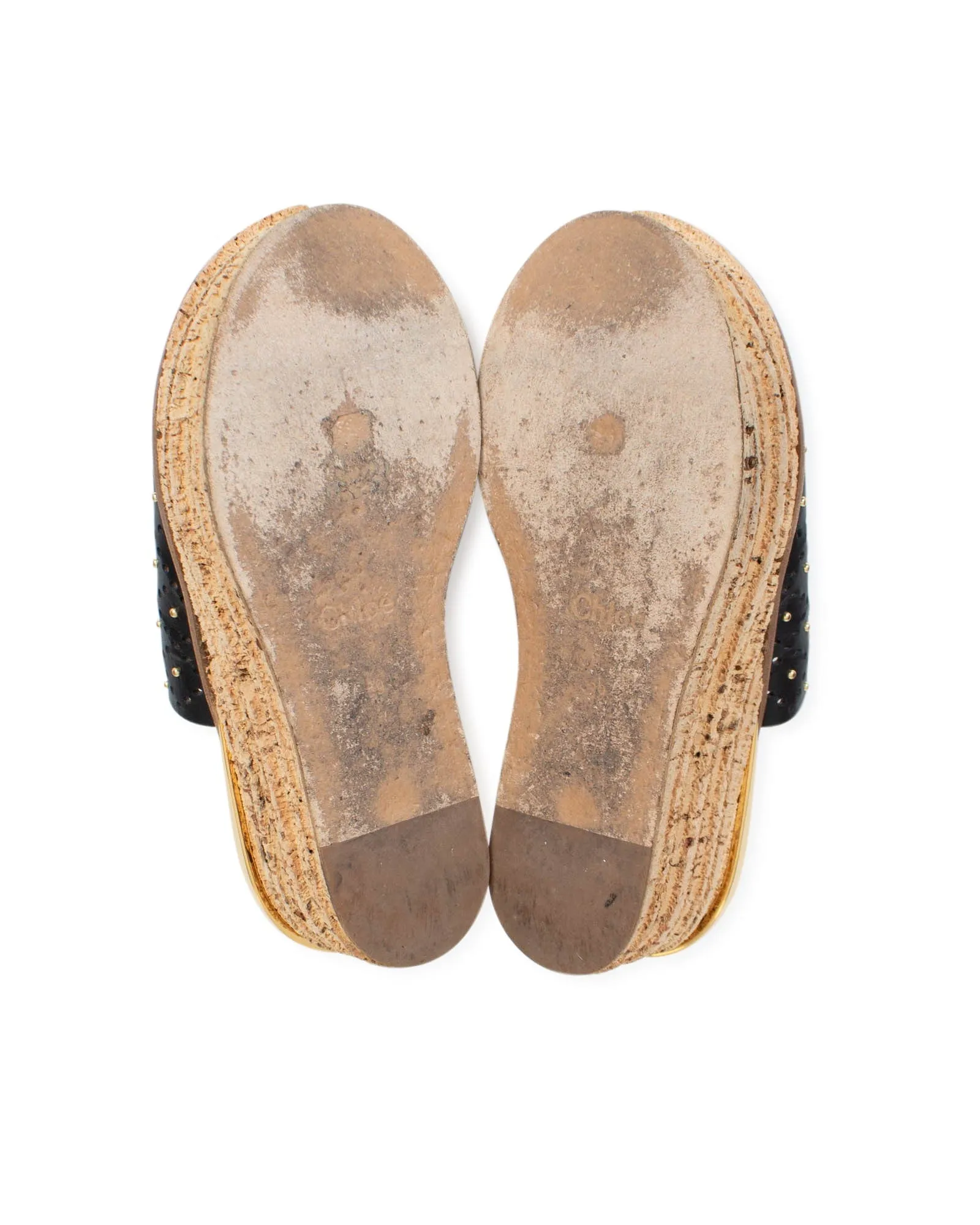 "Camille" Cork Platform Sandals