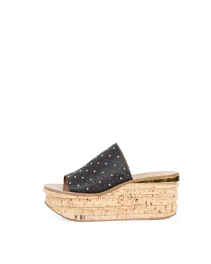 "Camille" Cork Platform Sandals