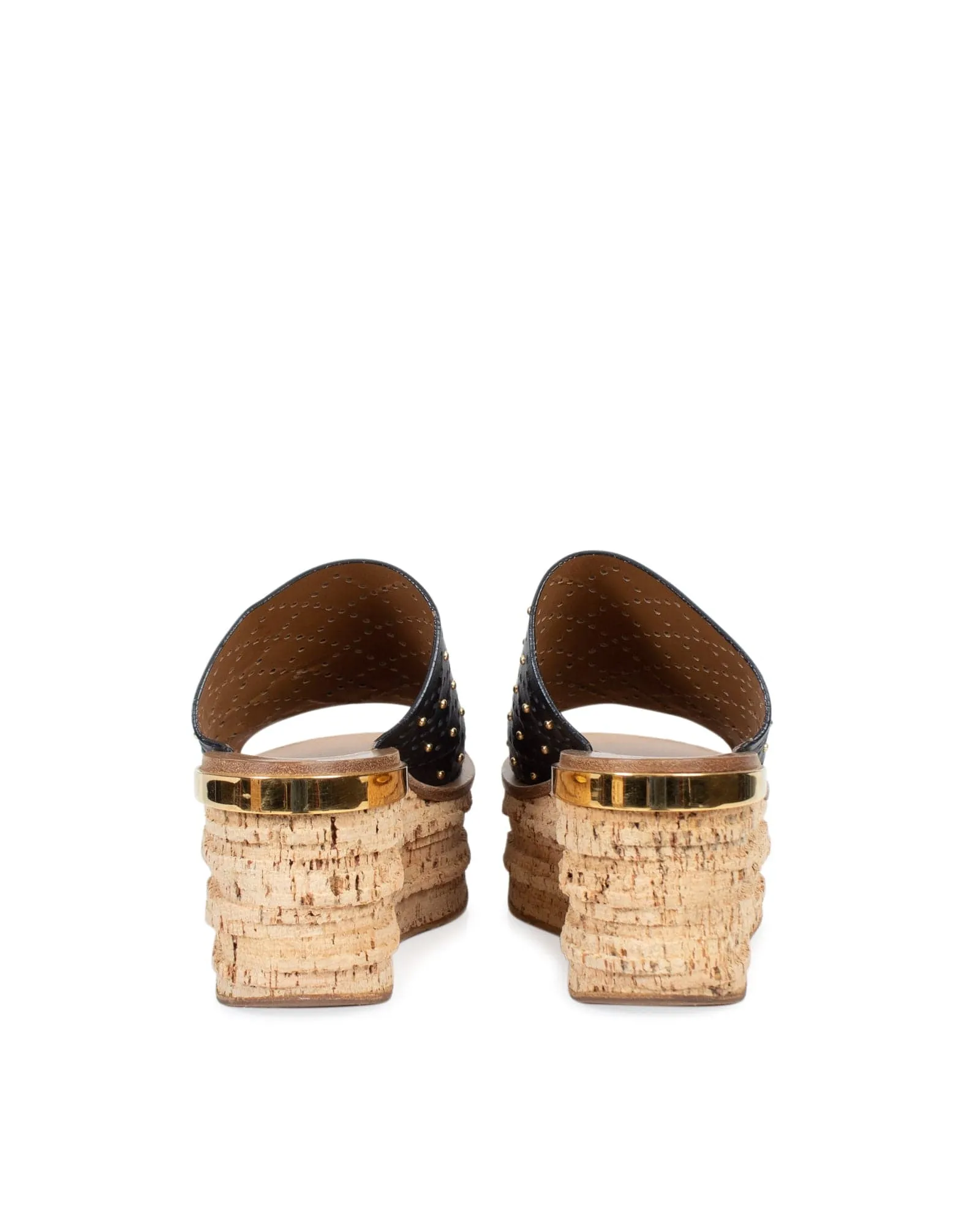 "Camille" Cork Platform Sandals