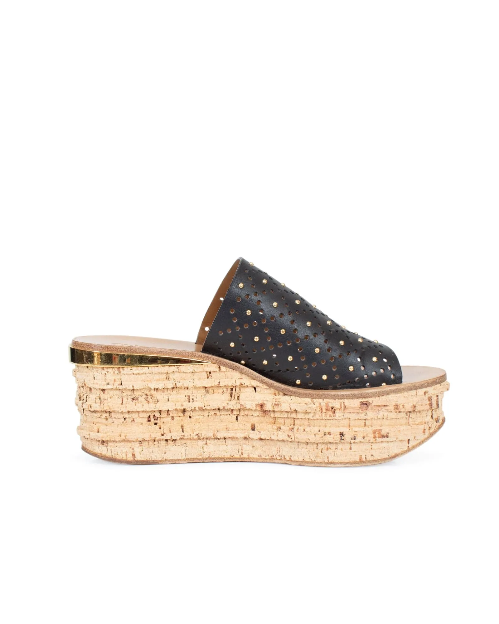 "Camille" Cork Platform Sandals