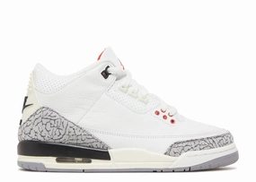 Pronation correction Air Jordan 3 Retro GS "White Cement Reimagined" (Wilmington Location)