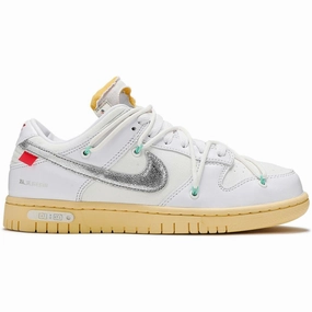 half - length running shoes Off-White X Dunk Low "Lot 01" (2021)