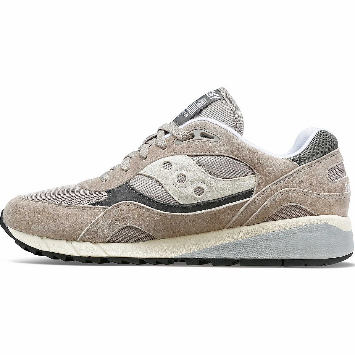 habit summer running footwear Saucony Shadow 6000 'Grey/Grey'