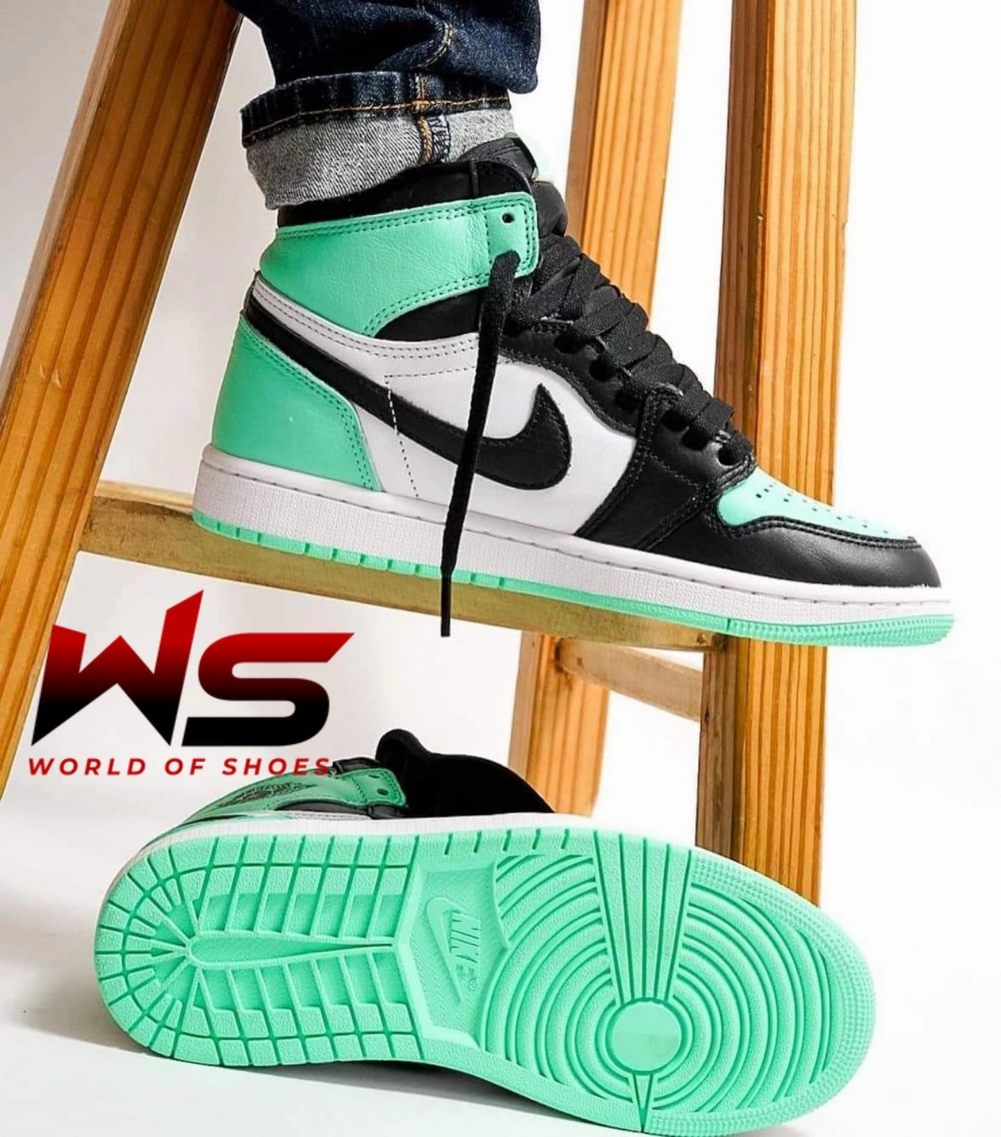 Jordan 1 Retro High OG Green Glow ModernDesign