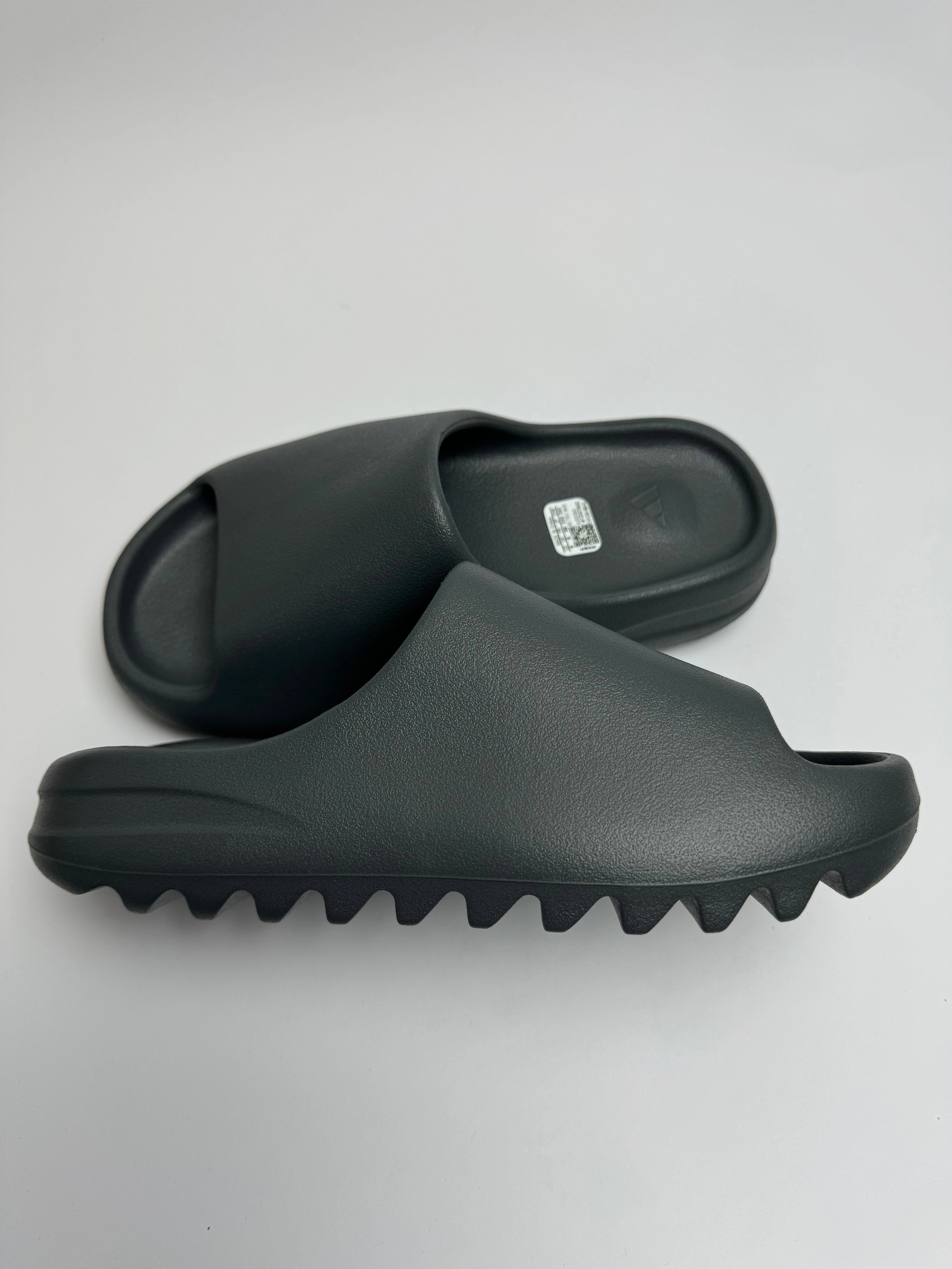 Cushioned Midsole Reflective Yeezy Slide "Slate Grey"