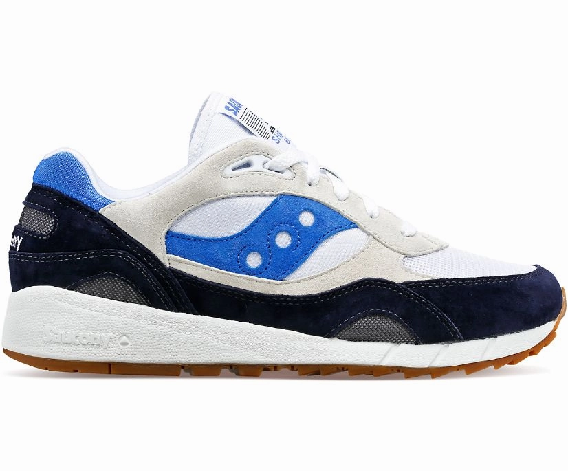 gradient Saucony Shadow 6000 'White/Navy'