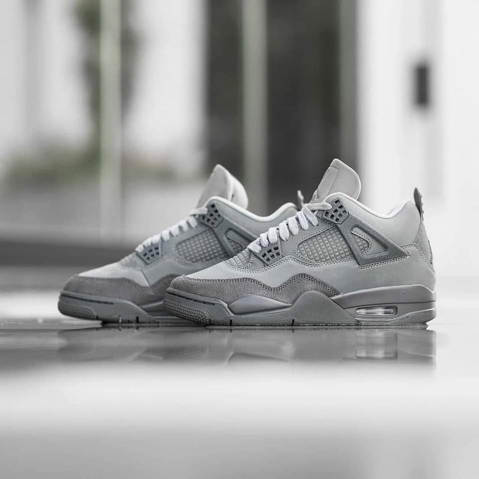 Jordan 4 Retro SE Paris Olympics Wet Cement track - field running shoes