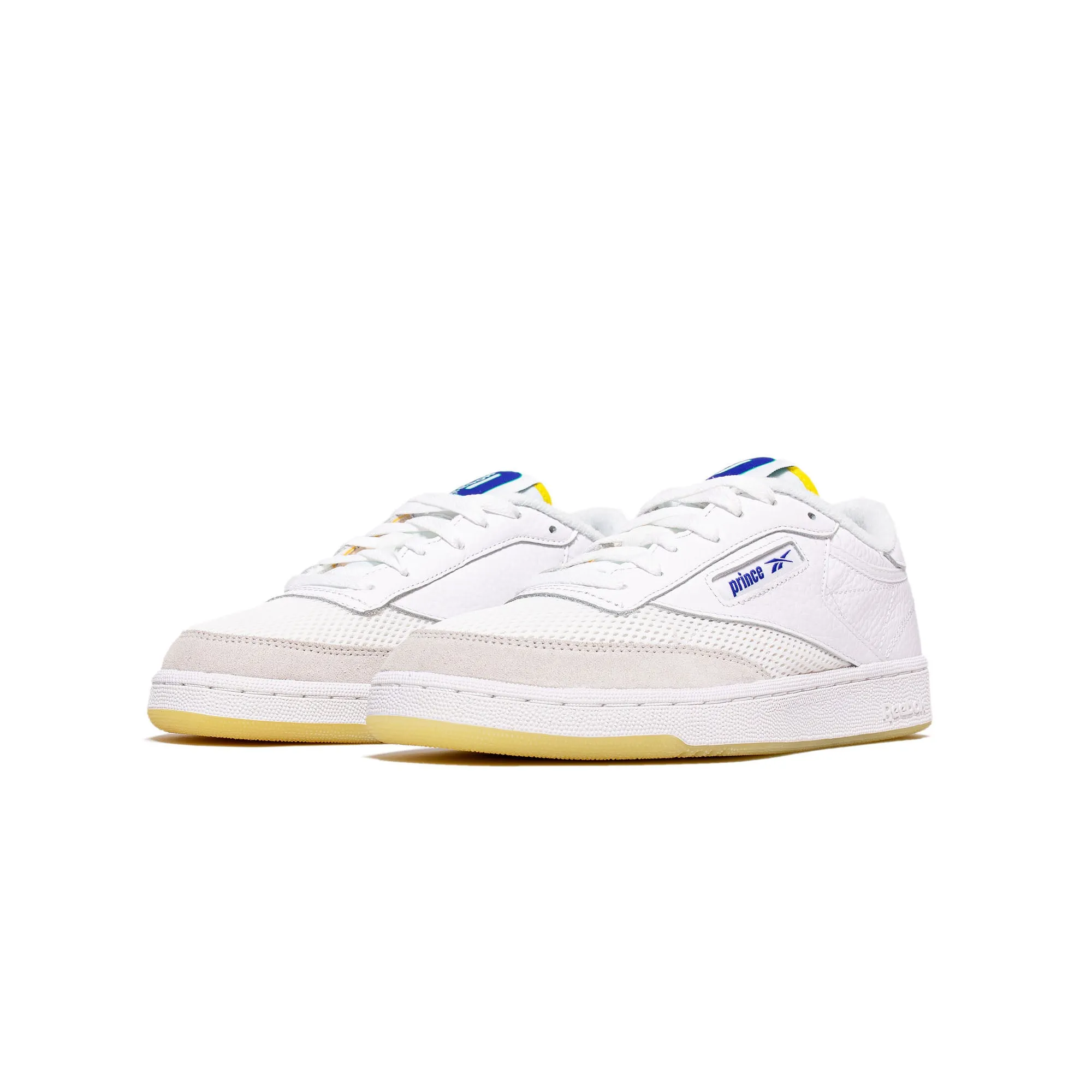 Reebok Mens Club C 85 Shoes 'Fwtr White/Stinger Yellow'