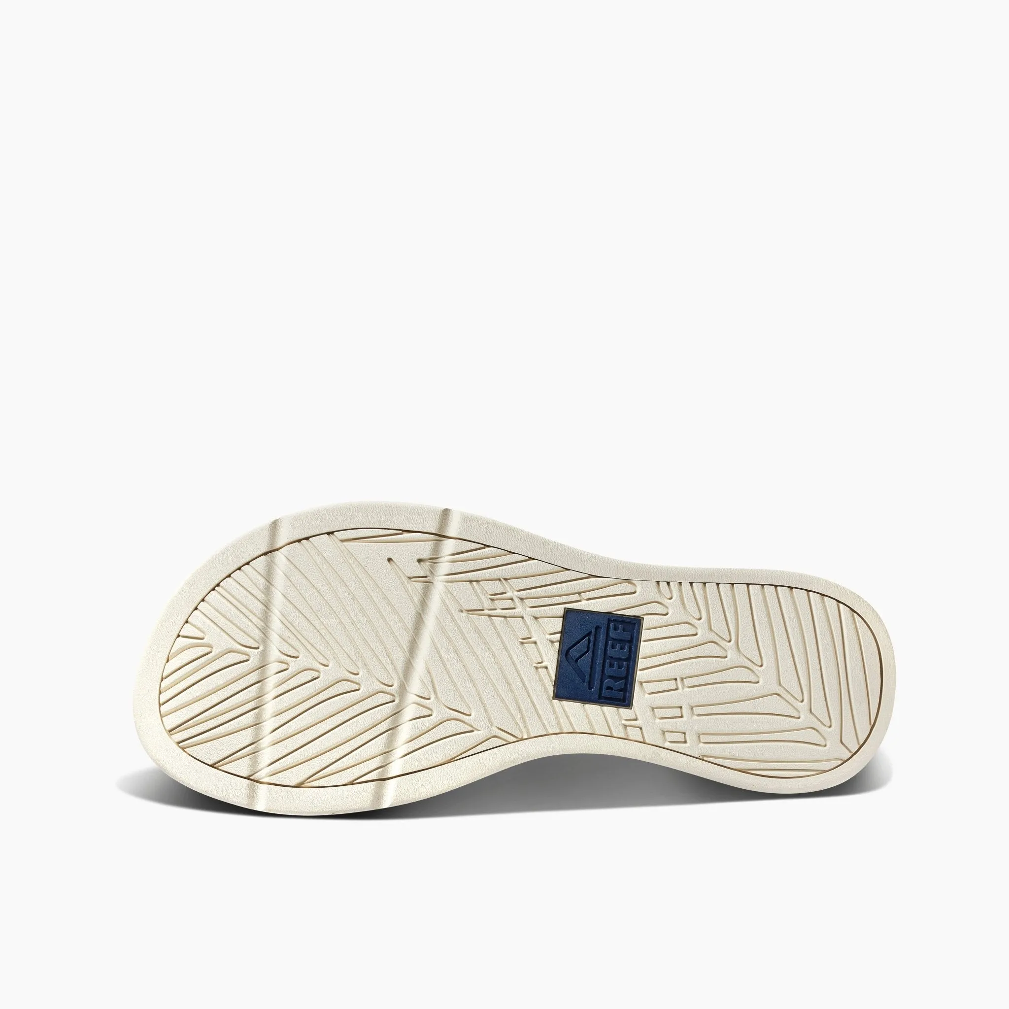 Reef "Santa Ana" Vegan Leather Men's Sandals in Navy/Khaki