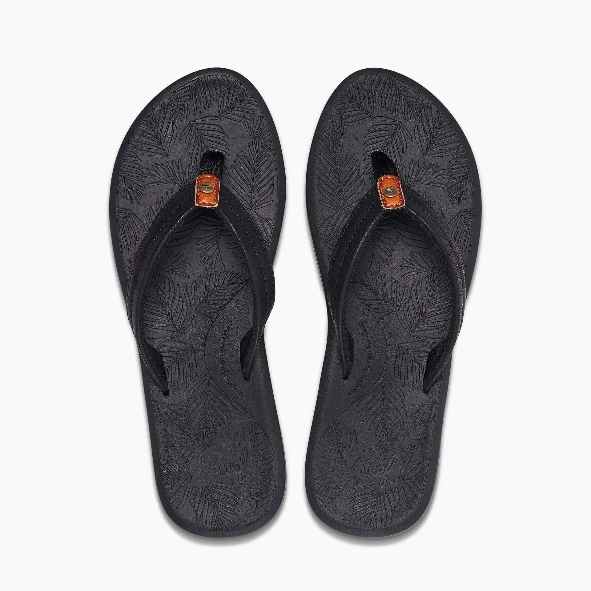 Reef Tides Flip Flops - Black